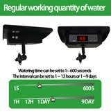 Automatic Drip Kit - Anti-siphon Solar Powered Irrigation System for Garden Balcony, 1-600s Timer, Easy DIY