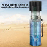 900mL Mini Vacuum Insulated Insu Refrigerated Cup LCD Beverage Refrigerator Outdoor Portable 304 Stainless Steel Cooler