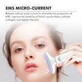 EMS Facial Lifting Massager Ice Hot Compress Neck Double Chin Remover Skin Lift Firming Beauty Massage Device