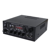 1200W 220V Bluetooth Amplificador Hifi 33BT Stereo LED Digital Audio Amplifier Aux FM Radio EU Plug