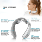 Wholesale Wireless Handheld Vibrating U Shape Home Use Intelligent Cervical Massager
