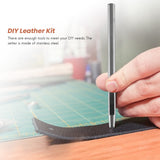 with Burr Setter Copper Rivet Fastener Install Setting Tool and Hole Punch Cutter