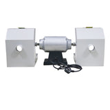 Double top polisher Equipment Polishing Lathe Grinding Polisher For Dental Laboratory Dust Cover