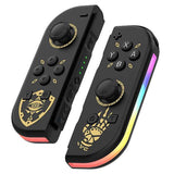 2PCS (L/R) Switch, Wireless Joypad Replacement For Switch Controller Dual Vibration/RGB Light Durable -E
