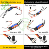 DIY Fan Modification Violent 30A 60A Brushless Motor Driver Bidirectional Unidirectional Self-starting Forward/Reverse