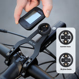 ESLNF Road Sports Camera Base Outdoor Mountain Bike Stainless Steel Extension Stand Cycg Stopwatch