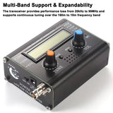 5W usDX SDR QRP QCX-SSB to SSB 3-Band All Mode High Frequency Transceiver with Handheld Microphone