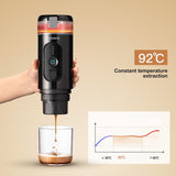 Portable RV Car Smart Wireless Heating hine Mini Espresso Cup Capsule Coffee Powder for Travel