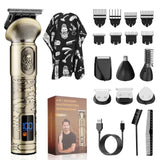 New 6 in 1 Full Body Wash Hair Clipper Resuxi 5618 Multifunctional Head Changing Electric Shaver Ear Nose Trimmer Set