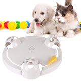 Electric Funny Cat Stick Pet Interactive Puzzle Game Play Catching Mouse Turntable Pet Supplies Cat Entertainment Toys