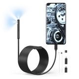 1920*1440 Endoscope with 6+1 LED Light 2 IP67 Waterproof Inspection Camera TYPE-C to Micro Snake Cable