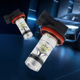 2pcs Headlight Bulb H4 H7 H11 LED Driving Lights Super Bright Car Head Lamp 100W 6500K 2000LM 12V for Automobile Accessories