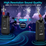 LEKATO 5.8GHz Wireless Guitar System Audio Digital Guitar Wireless Transmitter Receiver Audio System for Electric Guitar Bass