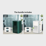 1pc Portable Air Purifier - USB Car/Home Purifier with Negative Ion Purification