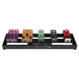 Guitar Effect Pedalboard with Built-in Power Supply, Carry Bag, Pedal Cables & Adhesive Hook and Loop Tape