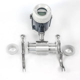 RS485 Modbus Food Grade Tri-Clamp Type Turbine w Meter For Boiler Feed Water