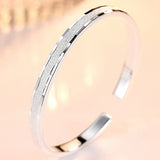 Simple Fashion 999 Sterling Silver Bracelet For Women
