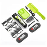 WMARK NG-130 Patented Design Wireless Charging Clipper Professional Barber Tools Type-C Interface Hair Cutter with Base