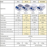 5L Laboratory Heating Magnetic Hot Plate Stirrer Digital Display Thermostat Mixer Lab Equipment Speed 1500rpm