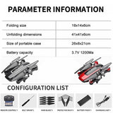 Foldable Altitude Hold RC Drone Compact And Easy To Carry Durable Construction Wide Application No.03