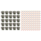 25/100Pcs Resin Miniature Kawaii Mini Cow Animals Micro Fairy Figurines Home Garden Decoration