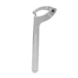 Adjustable Pin Spanner Wrench Hanging Rings Chrome Finish Spanner Hook Wrench Set Versatile Clear Scale Stable Grip Universal