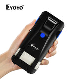 Eyoyo 2D Bluetooth Barcode Scanner,Phone Back Clip On Scanner,Portable,3-In-1 USB & Wireless, Rechargeable Bar Code Reader for Retail Warehouse Inventory Management Compatible with iPhone,Android, iOS