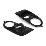 Front Lower Bumper Lamp Frames Fog Light Covers Replacement for E46 M3 2001-2006 51112695255 51112695256