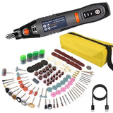 35W USB Cordless Rotary Tool Dremel DIY Engraving Pen Electric 3 Speed Mini Wireless Drill Set 8500r-21000r/min