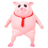 Pink Gifts Kids Adults, Decompress , Funny Pig Man Sensory Stress Toy For Girl Boy