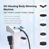 G5 Vibrating Massage Machine - Slimming, Cellulite Removal, and Weight Loss Apparatus with Trolley Stand for Home Use
