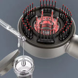 Head Comb Led Red Light Anti Loss Growth Device Electric Scalp Massage Hair Brush Oil Applicator