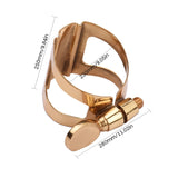 Single Screw Adjustment Saxophone Compact Durable Ligature for soprano saxophone/Alto Saxophone/tenor saxophone