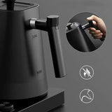 Swan neck electric kettle, 220V, 110V, 1200W, temperature controlled, for coffee and tea