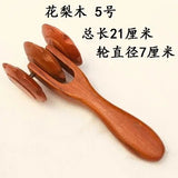Mahogany rosewood wenge fragrant wood hand push waist neck back acupoint massage roller home massager
