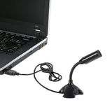 Desktop 360° Adjustable Microphone Support Voice Chatting Recording Mic for PC with a USB port