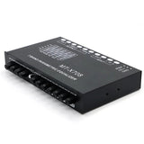 5/7 band Car Audio Equalizer EQ Frequency Adjustable RCA Input for Devices+Subwoofer Output Portable Video Parts Tool