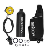 1L Scuba Tank Set Oxygen Cylinder Set Diving Tank Kit for Underwater Exploration Rescue Diving Equipment