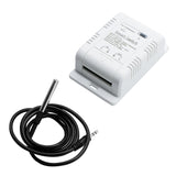 Tuya Smart Switch Temperature Sensor White Plastic Smart Thermostat For Alexa Google Assistant
