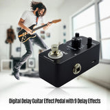 M-VAVE DIG DELAY Digital Guitar Effect Pedal with 9 Delay Effects True Bypass Full Metal Shell