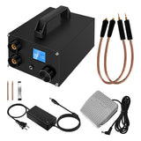 Dual-pulse Spots hine 250 Gears Double Capacitors Energy Storage Welding 0.3mm Nickel Sheet 18650 Battery Spot Welder