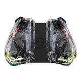 LinYuvo KS40 Transparent Style Wireless Joy-pad with 8 Color LED Switch/NS OLED,Turbo Function Controller Joystick for Lite