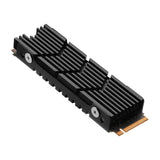 M.2 2280 SSD Cooler Radiator NVME NGFF Heat Cooler Radiator Aluminum Alloy with Thermal Silicone Pad for PS5 Game Console