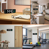 Electronic Temperature Date Week Display Memory Alarms Clocks Remote Control Table Wall-mounted Dual LED Digital Wall Clock
