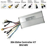 48V 1000W/1500W KT-35A Brushless Controller For Bicycle DC30/40±0.5V Low Level 12 Mosfets Electric Bike Accessories