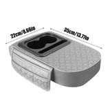 Organizer Cup Holder Armrest Cover Car Multi-functional Center Console Cushion With Storage Bag For