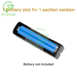 New DIY ABS Power Bank Cases 18650 Battery Holder Storage Box Case 1 Slot Batteries Container Hard PinA