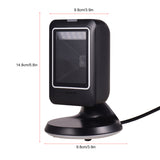 MP6300Y 1D/2D/QR Omnidirectional Barcode Scanner USB Wired Bar Code Reader CMOS Image Hand-Free for Supermarket Bootore Retail