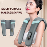 Shiatsu Neck and Shoulder Massager Heated Back Massager U Shape Deep Kneading Electric Massage Pillow For Neck Waist Leg Body