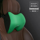Car headrest protects cervical vertebrae for safe driving